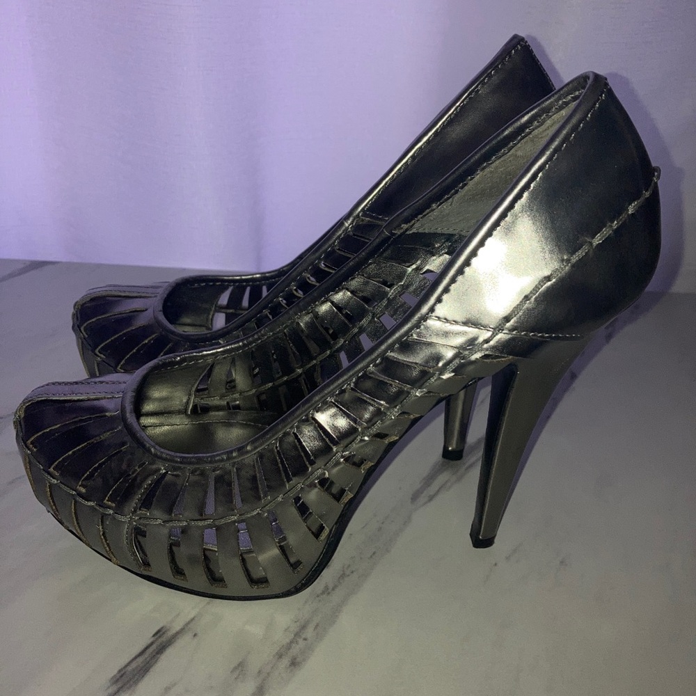 Bcbgeneration Metallic Estrella Platform Heels - image 3